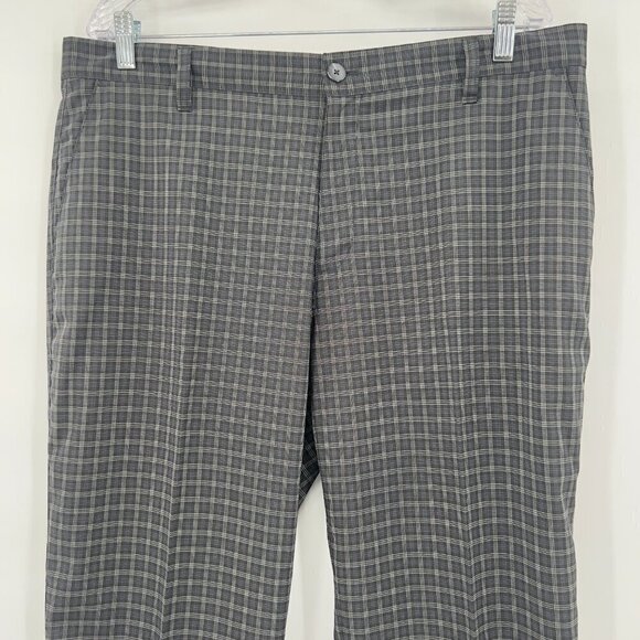 Adidas Mens Plaid Straight Pants Size 36X30 - Picture 3 of 11